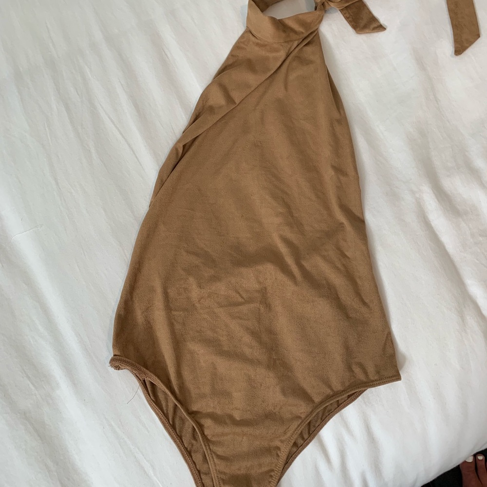 Blue Life Tan Halter Top